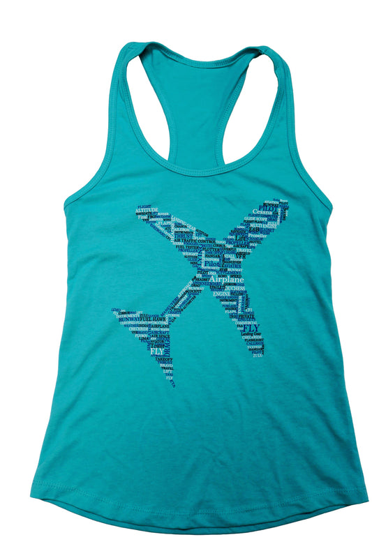 Airplane Racerback Tank