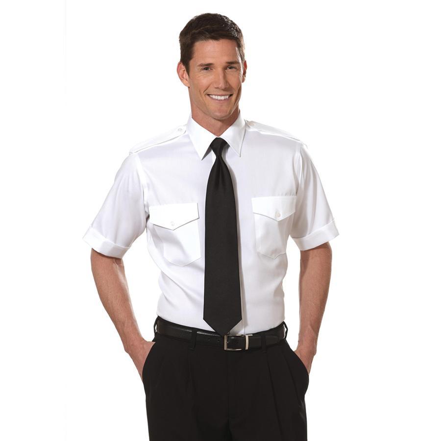 Van Heusen Men's Aviator Pilot Shirt - Short Sleeve - Tallman
