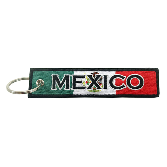 Mexico - Embroidered Keychain