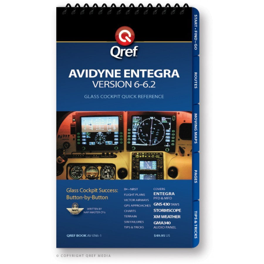 Quick Reference Media Avidyne Entegra (Ver. 6-7) Qref Book