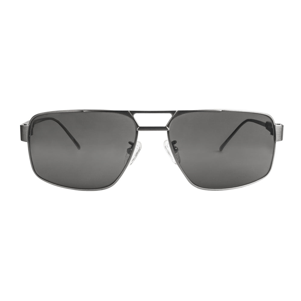 Scheyden Fixed Gear Sunglasses - C-130 - Titanium with Gray Lenses