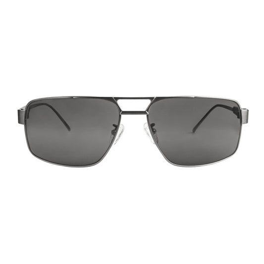 Scheyden Fixed Gear Sunglasses - C-130 - Titanium with Gray Lenses