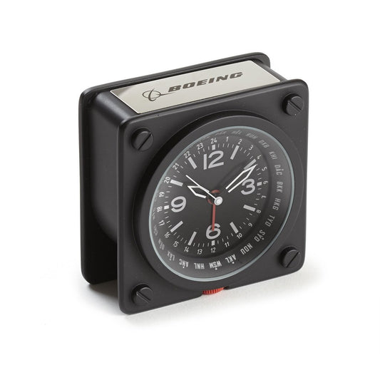 Boeing Pilot World Time Alarm Clock