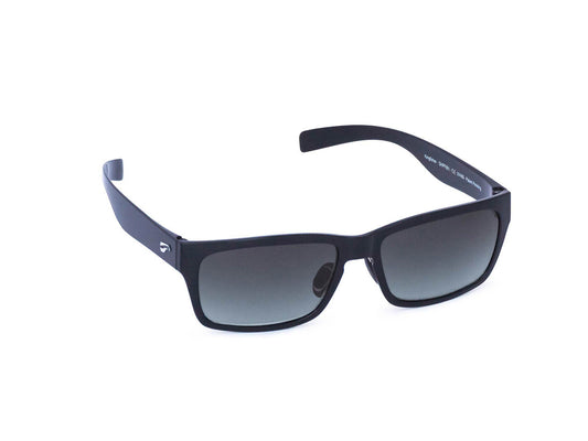 Flying Eyes "Kingfisher" Sunglasses - Glossy Black - Gradient Gray Tint