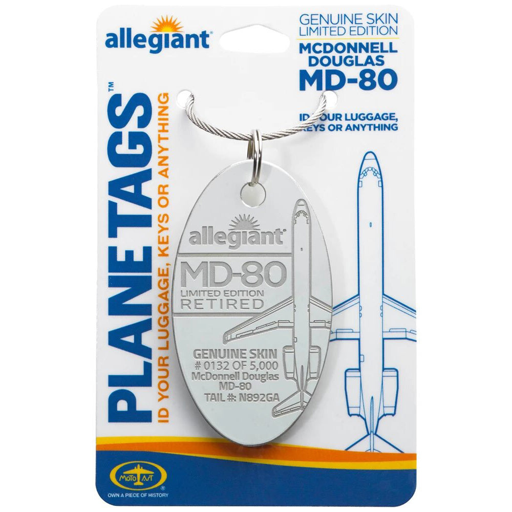 Planetags - Allegiant MD-80 - Mad Dog