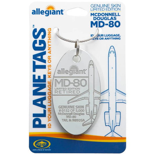 Planetags - Allegiant MD-80 - Mad Dog