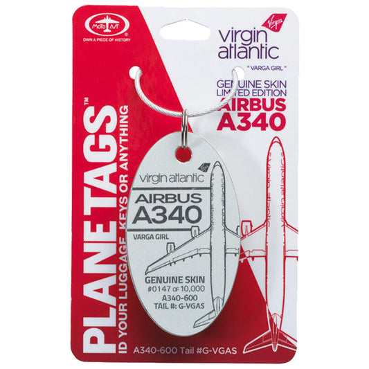 Planetags - Virgin A340 - Varga Girl - Pearl