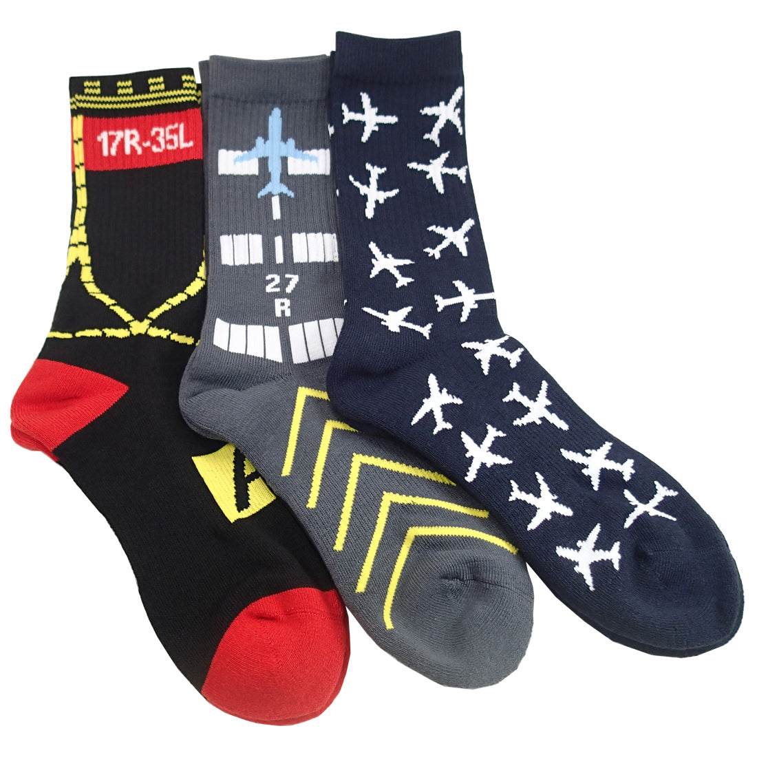 Premium Crew Socks, Set of 3-Pairs