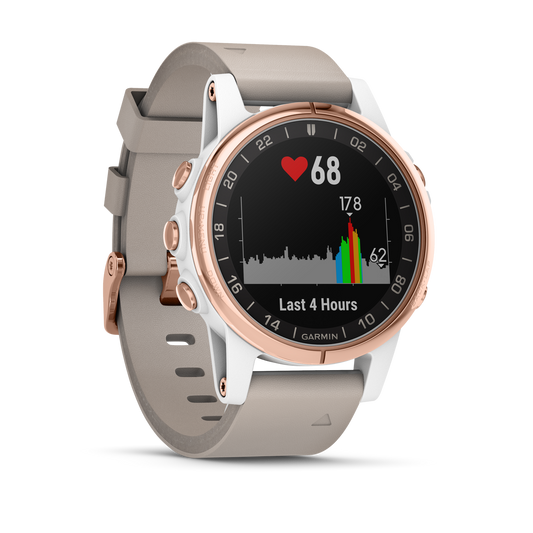 Garmin D2 Delta S - White Rose Gold with White Band - GPS