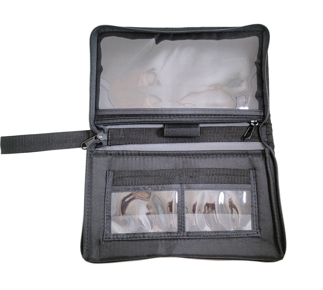 Zippered Standard Logbook Cover - Black
