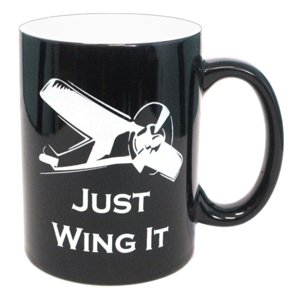 "Just Wing It" Mug - Black