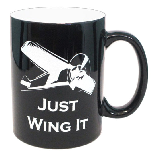 "Just Wing It" Mug - Black