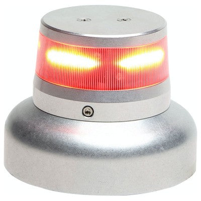 ORION 360 Red LED Beacon 28 VDC, 3.75"" Base 01-0772010-12